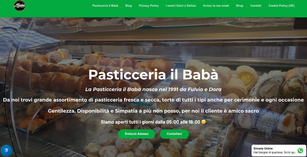 Homepage Pasticceria il Babà — Carsoli